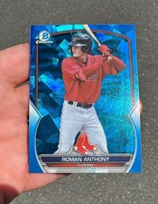 2023 Bowman Chrome Sapphire Roman Anthony Prospect RC Refractor Red Sox Card