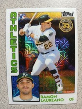 2019 Topps Silver Pack Mojo 1984 Chrome Series 1 Ramon Laureano #T84-38 RC