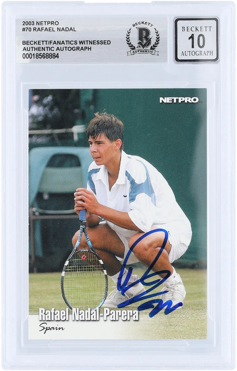 rafael nadal autograph products for sale | eBay