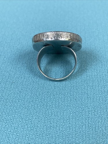Vintage Kazakh Silver Ring Size 6 17g. - Afbeelding 3 van 7