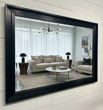 Large Bronze Mirror Contemporary design Modern Stepped frame HOCKNEY Mirror