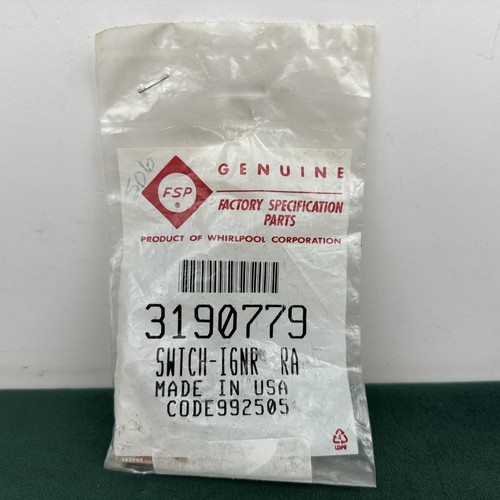Whirlpool FSP 3190779 Range Igniter Switch Oven Cooktop Genuine OEM Part .