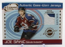 2001-02 Pacific Atomic Patches Joe Sakic 14 237/303 Patch
