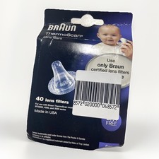 1 pack Braun Thermo Scan Lens Ear LF20 Filter 40 Count LF 20 BPA FREE SEALED