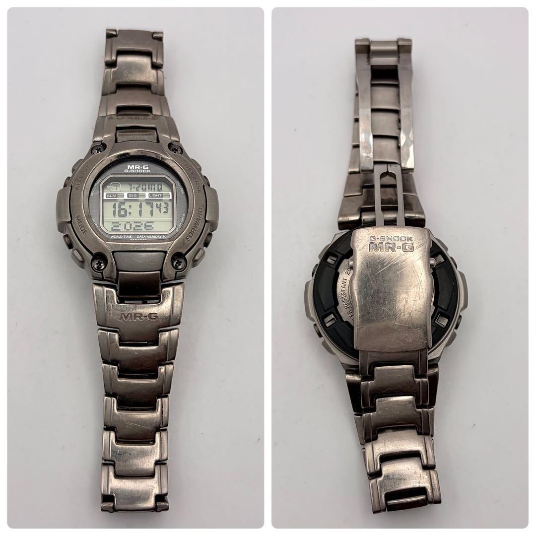 CASIO G-SHOCK MR-G MRG-220T Full Titanium Digital Watch New