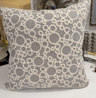 New. DV Kap Decorative Throw Pillow.  Bubbles. 24  Sq.