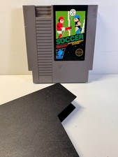Soccer (Nintendo NES, 1985) 5-SCREW VARIANT Authentic. Tested. Sleeve.