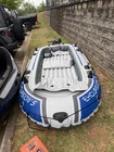 Intex 68325EP Excursion 5 Person Boat Set with Newport vessels trolling motor 889911020617