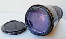 NICE! Canon 70-150mm Zoom Lens with Hoya Skylight (1B) Filter, Front + Rear caps