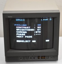 SONY TRINITRON MODEL PVM-14N5U VIDEO MONITOR - RETRO GAMING PARTS/REPAIR SCW35