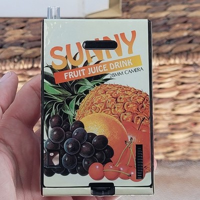 Fuuvi Sunny Fruit Juice Drink 35mm Film Camera Unisex OS Novelty 28mm Focus Free