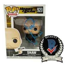 Jason Statham Signed Autograph Hobbs & Shaw Funko Pop 920 Beckett  BAS Shaw