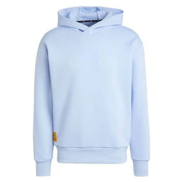 Adidas Real Madrid 2XL Seasonal Double Knit Hoodie - Blue XXL - Image 4 of 4