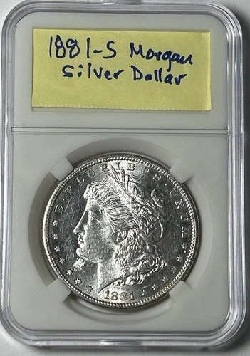 1881-S Morgan Silver Dollar BU Uncirculated 90% Silver Strong Luster