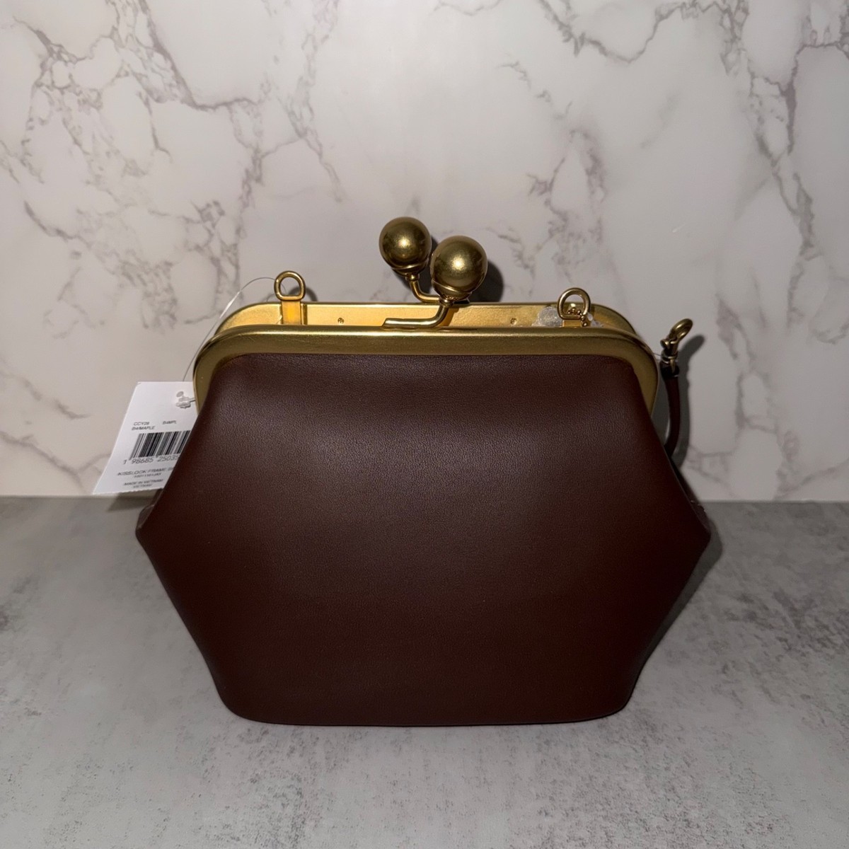 Coach Kisslock Frame Bag 16 Pluto/ Black/ Maple￼ | eBay