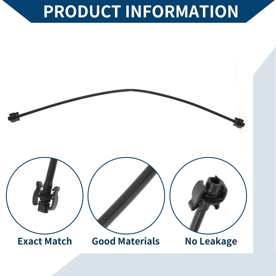 Heater Hose for PEUGEOT 206 1.4 1998-2012 No.1323Y2 Rubber Black 1 Pc - Изображение 4 из 4