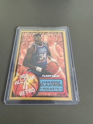 1996-97 Fleer European Edition - NBA All-Star Retro Hakeem Olajuwon #309