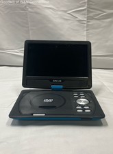 Craig Portable DVD Player Blue w/Blue and White Polka Dot Bag