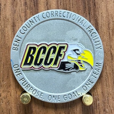 Bent County Correctional Facility CoreCivic Leadership Challenge Coin  W#4