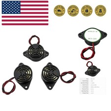 3PCS DC 3-24V 90dB Active Piezo Electronic Buzzer Beep Tone Alarm Ringer Cont...