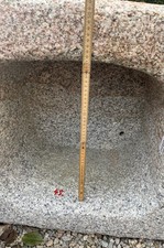 NATURSTEIN GRANIT Trog Steintrog Garten-Steinbrunnen Wassertrog Pflanztrog