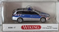 Wiking H0 Nr. 104 26 33 Vw Passat B7 Variant / Polizei / 1:87 / Neu
