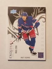2024-25 UD ICE HOCKEY EXQUISITE COLLECTION ROOKIES /299 RC MATT REMPE