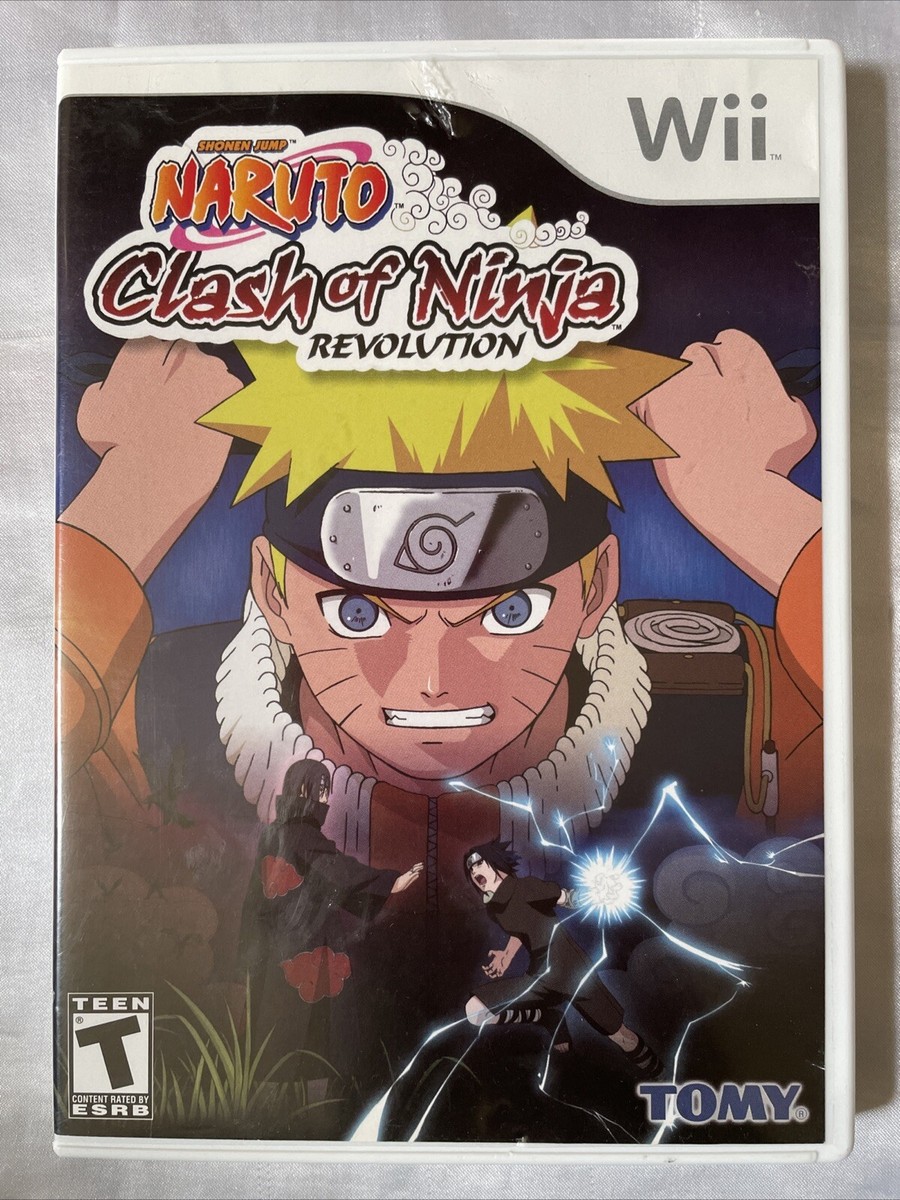 Naruto: Clash of Ninja Revolution - Nintendo Wii Game - Complete