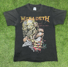 Megadeth Vintage Peace Sells But Who's Buying 1987 Tour Fader T-shirt