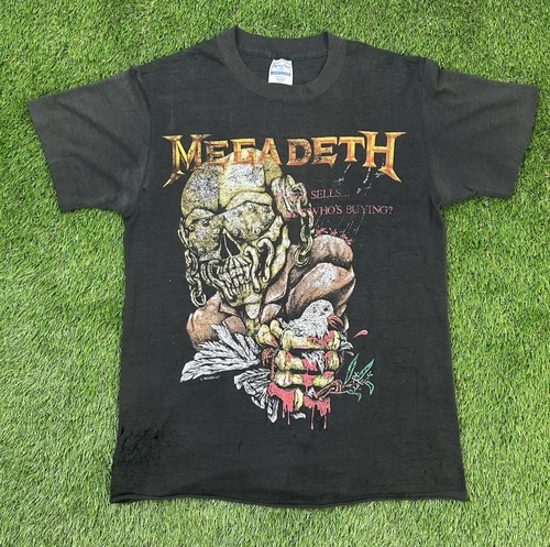 Megadeth Vintage Peace Sells But Who's Buying Tour Fade 1980s vintage concert t-shirt, vintage, single stitch, B+ condition