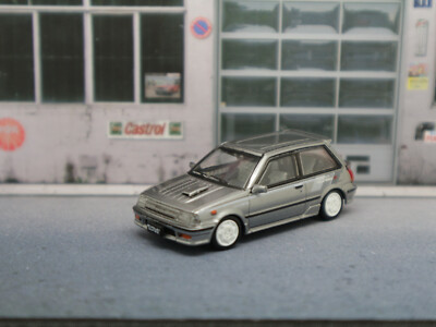 Toyota Starlet P7 1998 silber - BM-Creations (1/64) Modellauto Model Car