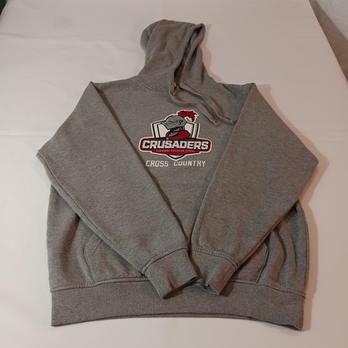 Augusta Sportswear CRUSADERS Men’s Gray Cotton Blend Hoodie Sweatshirt Sz Medium - 第 1/19 張圖片