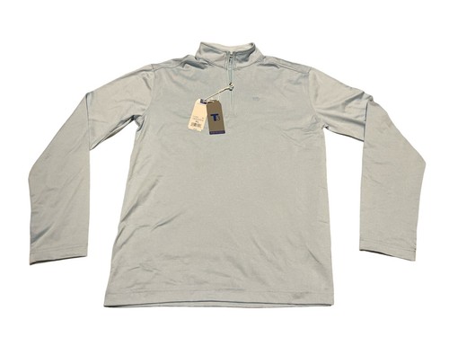 Southern Tide T3 Stretch Aquamarine Quarter Zip Pullover Boys XL Performance NWT