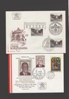 Österreich  1 st.  FDC  3-fach und 1 st. 2-fach  Kombinationen  1973