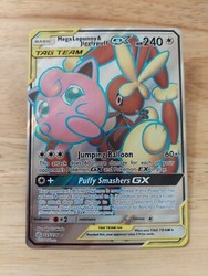 Mega Lopunny & Jigglypuff GX 225/236 Full Art Ultra Rare Cosmic Eclipse