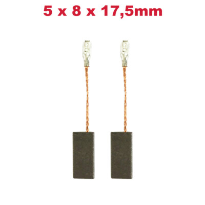 2x Schleifkohle Kohlebürste 5x8x17,5mm für Bosch GWS 14-125 CI GWS 14-125 CIE