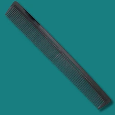 Black Carbon Barber Fiber Cutting Comb Fine Tooth professional Hair Comb
