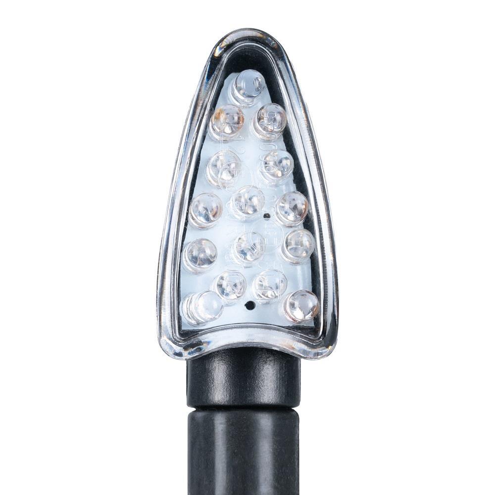 Oxford Arrow Mini LED Motorcycle Indicators Long Stem Motorbike Turn Signal