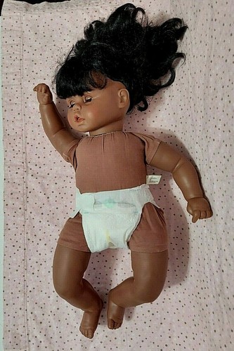 Vintage Lissi Doll Black African American Baby 21” Made In Germany - Picture 9 of 11
