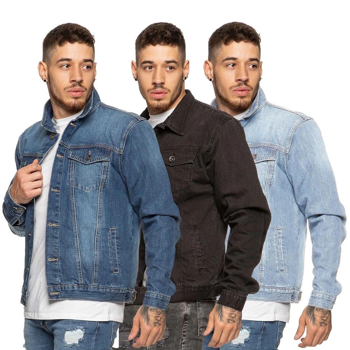 Veste Légère Bleue H&M Homme Taille L – Style Parka, Coton, Occasion Très Bon état
