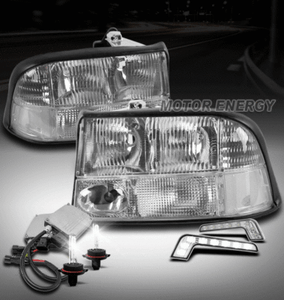 98 04 Gmc Sonoma 01 Jimmy Replacement Headlights Lamp Chrome W Image Is Loading 98 04 Gmc Sonoma 01 Jimmy Replacement