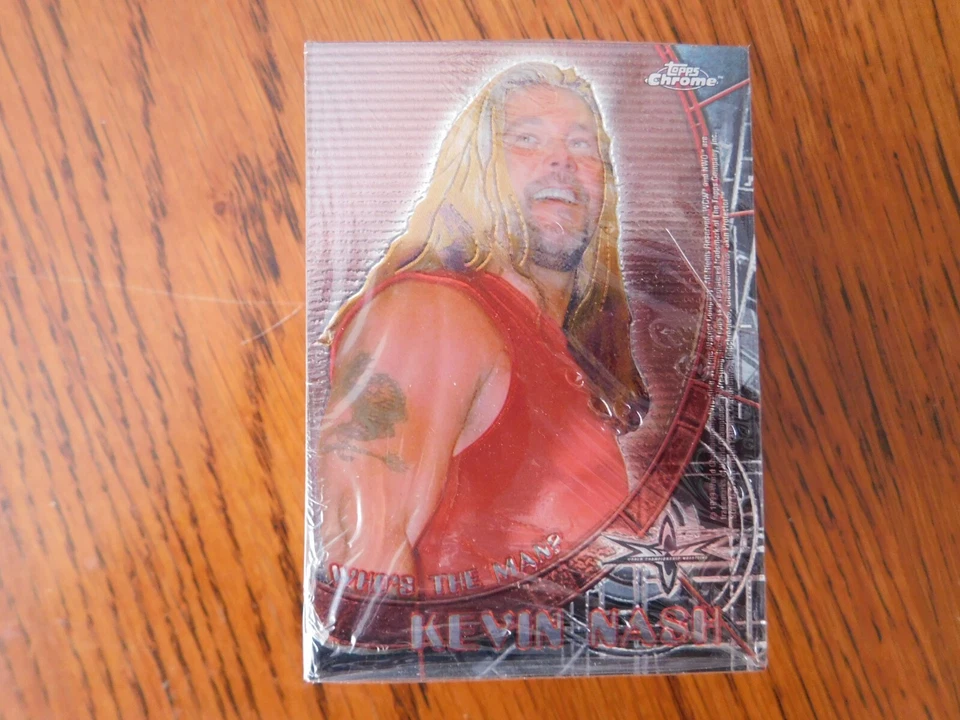 1999 Topps WCW Embossed Complete FACTORY SEALED Wrestling Set 1-72 +CHROME CARDS - Image 2 of 4