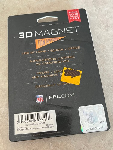 YouTheFan NFL Cleveland Browns 3-D Stadium View Magnet, NEW NIP - Picture 2 of 2