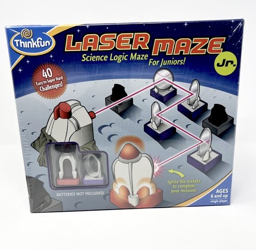 ThinkFun Laser Maze Jr. Science and Logic Labyrinth Spielbrett (brandneu versiegelt)