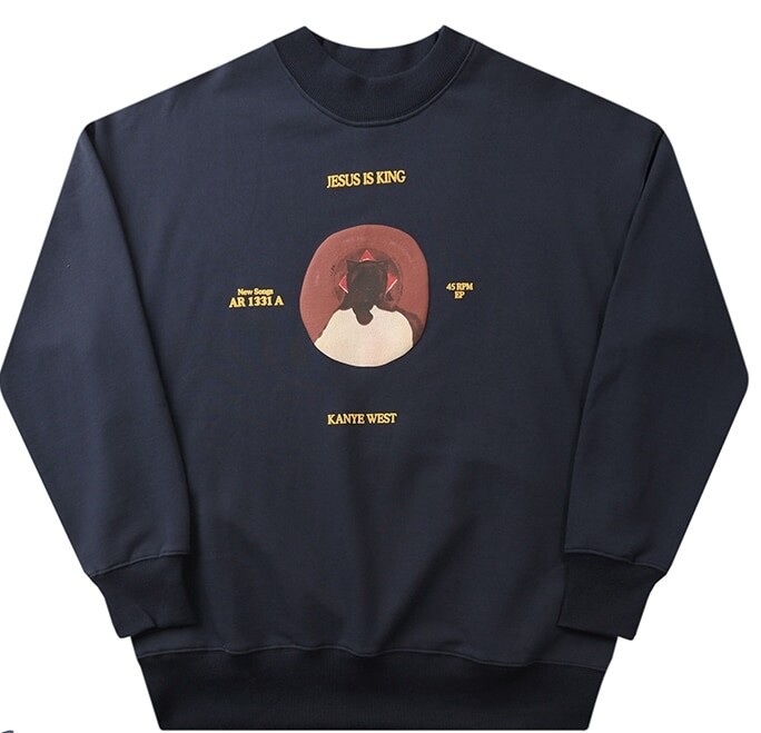 Kanye West Jesus is King Crewneck Sweater S-3XL 2024 Ye Kanye West Jesus is King Crewneck Sweater S-3XL 2024 Ye