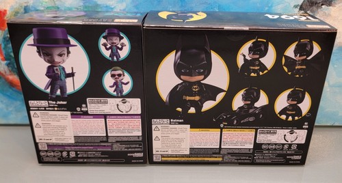 GOOD SMILE CO NENDOROID 1989 BATMAN W BATMOBILE AND JOKER ACTION FIGURE SET NEW - Picture 3 of 17