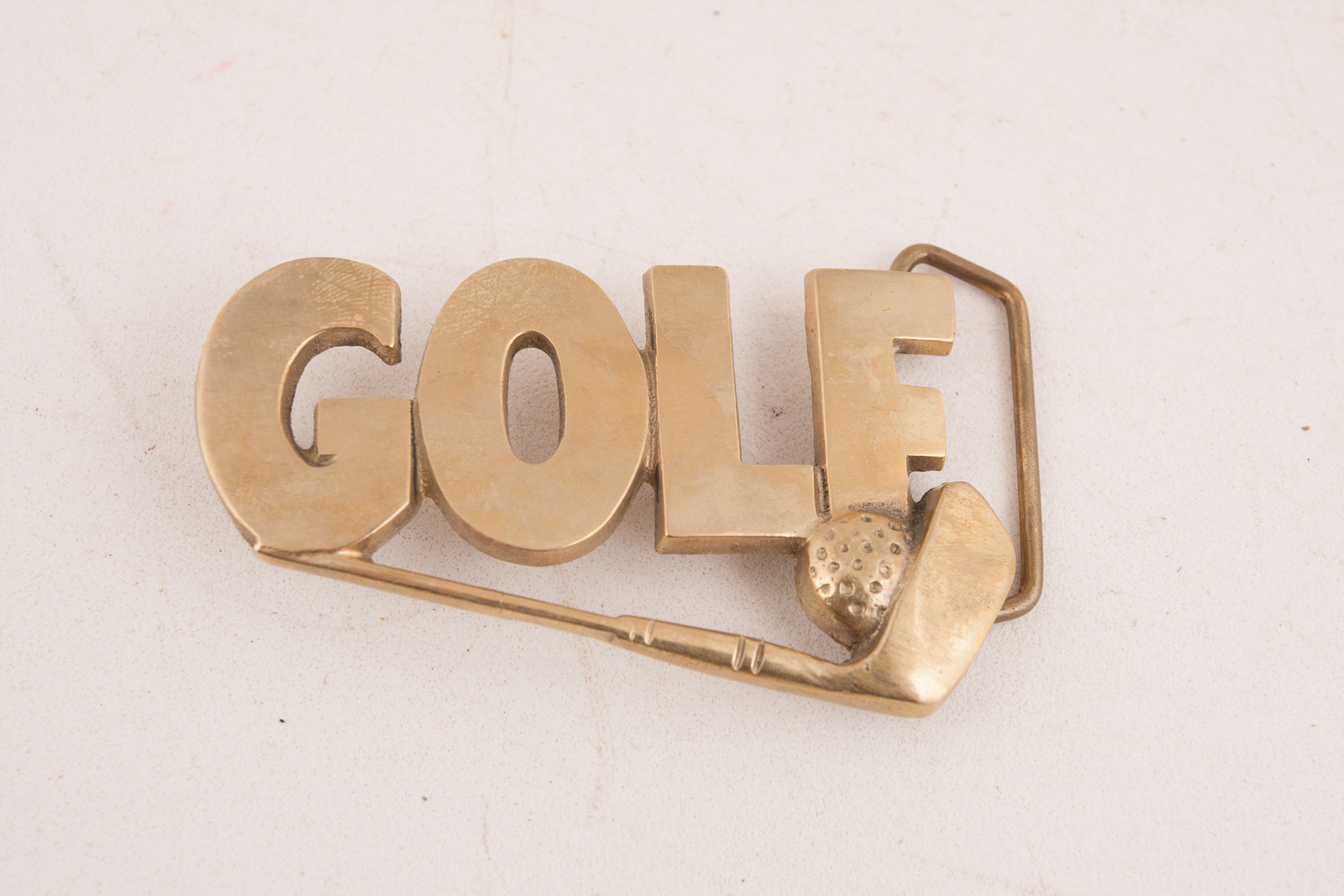 Solid Brass Golf Belt Buckle BBB Taiwan Gem