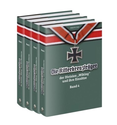 Die Ritterkreuzträger der Division  Wiking  und ihre Einsätze 4 Bände (Buch) NEU