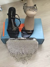 Karen Millen Shoes and Matching Aldo Bag  Crystals Size 4.5 🎈sale