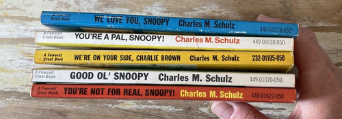 Vintage Fawcett Crest paperbacks Peanuts Charlie Brown Snoopy Lucy 1970's VGC - Imagen 8 de 8